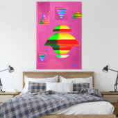 Je paaspresesntie III Canvas Afdruk (Insitu (Slaapkamer))