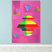 Je paaspresesntie III Canvas Afdruk (Insitu (Houten vloer))