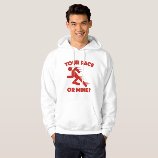 Je pace of mijn? hoodie (Voorkant volledig)