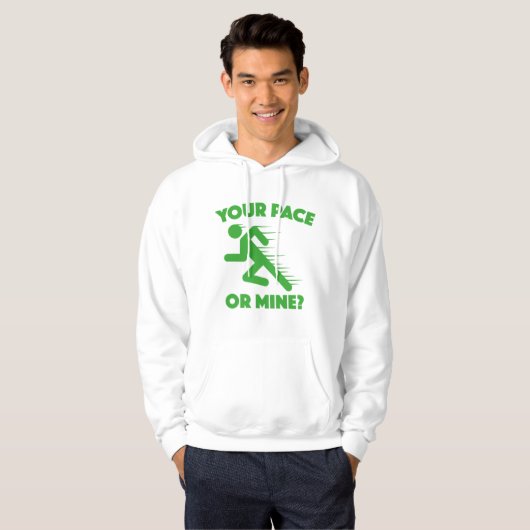 Je pace of mijn? hoodie (Voorkant volledig)