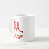 Je pace of mijn? koffiemok (Voorkant links)