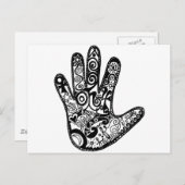 JE PALM LEZEN BRIEFKAART (Voorkant / Achterkant)