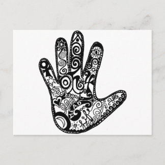 JE PALM LEZEN BRIEFKAART