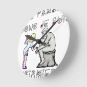 Je panse donc je suis (Infirmière) - Jeux de mots Ronde Klok (Hoek)