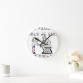 Je panse donc je suis (Infirmière) - Jeux de mots Ronde Klok (Huis)