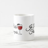 Je Parle Francais Ik spreek Frans wijnglas Koffiemok (Center)