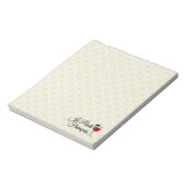 Je Parle Francais spreek ik de Franse baret van Notitieblok (Linkerzijde)