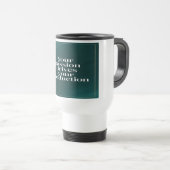 Je passie drijft je productie 2 reisbeker (Voorkant rechts)