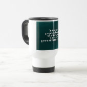 Je passie drijft je productie 2 reisbeker (Voorkant links)