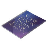 Je passie drijft je productie notitieboek (Linkerzijde)