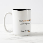 Je passie is levensechte mok (Links)