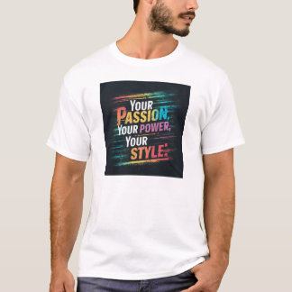 Je passie, je kracht, je stijl t-shirt