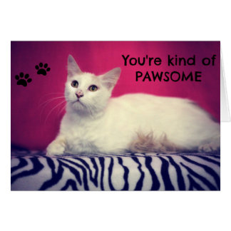 Je Pawsome Love Card