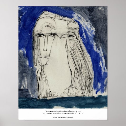 Je perceptie van mij is een weerspiegeling van jou poster (Voorkant)