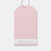 Je persoonlijke bruidsmeisje cadeaulabel (Voorkant)