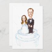 Je persoonlijke Kate/William Wedding Invitation Kaart (Voorkant / Achterkant)