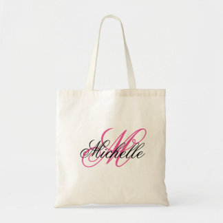 Je persoonlijke monogram bruiloft tote bag