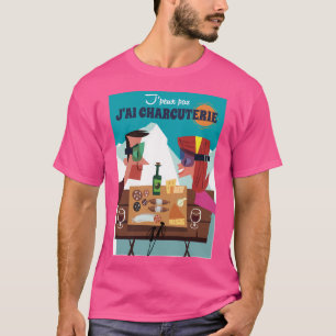 Je Peux Pas J'Ai Charcuterie Poster Actief T-shirt