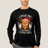 Je Peux Pas J'Attends Le Père Noël Tri-Blend Shirt (Voorkant volledig)