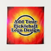 Je Pickleball-Logo Wandkleed (Voorkant)