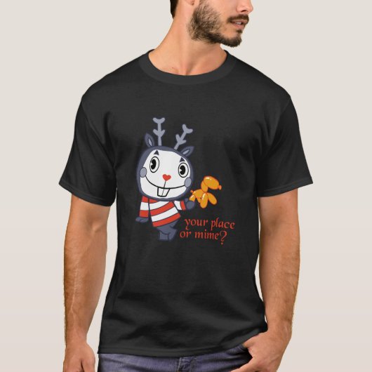 Je plaats of Mime? T-shirt (Voorkant)