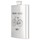 Je plus fiets staat gelijk aan Happy Antiek Wheels Heupfles (Links)