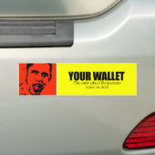 Je portefeuille bumpersticker (Op auto)