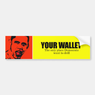 Je portefeuille bumpersticker