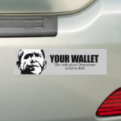 Je portefeuille bumpersticker (Op auto)