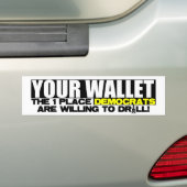 Je portefeuille bumpersticker (Op auto)