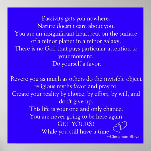 JE POSTER KRIJGEN (Voorkant)