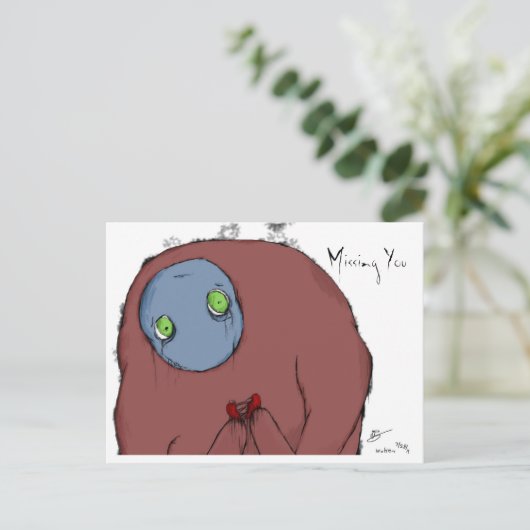 Je postkaart ontbreekt (Staand voorkant)