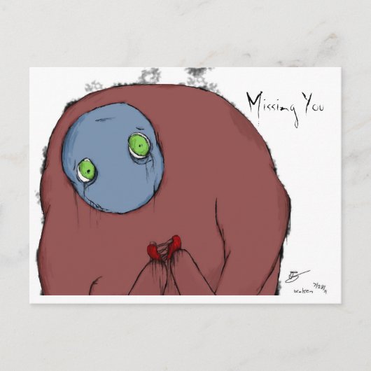 Je postkaart ontbreekt (Voorkant)