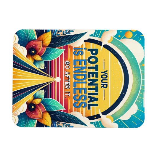 Je potentieel is beperkt magneet (Horizontaal)