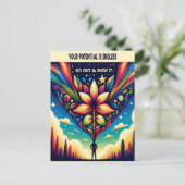 Je potentieel is eindeloos Ga op pad en Show het Briefkaart (Staand voorkant)