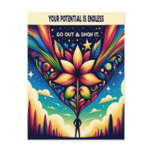 Je potentieel is eindeloos Ga op pad en Show het