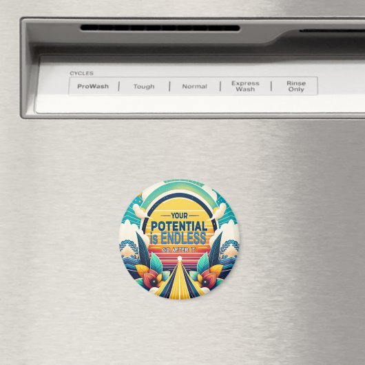 Je potentieel is eindeloos magneet (Insitu (Vaatwasser))