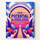 Je potentieel is eindeloos notitieboek (Achterkant)