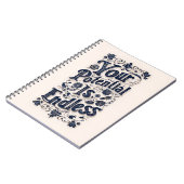 Je potentieel is eindeloze beige achtergrond notitieboek (Linkerzijde)