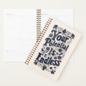 Je potentieel is eindeloze beige achtergrond planner (Display)