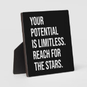 Je potentieel is onbegrensd - Motivatie Fotoplaat (Voorkant)