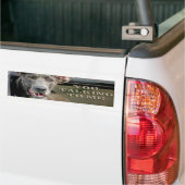 Je praat met me Bumpersticker (Op Truck)