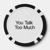 Je praat te veel pokerchips (Achterkant)