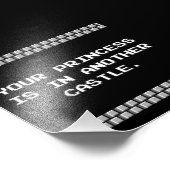 Je prinses is in een ander kasteel. foto afdruk (Hoek)