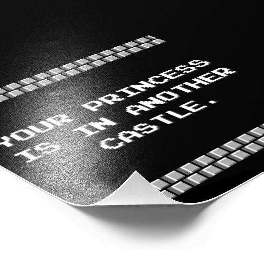 Je prinses is in een ander kasteel. foto afdruk (Hoek)