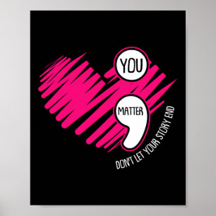 Je probleem met borstkanker bewustzijn roze krijge poster