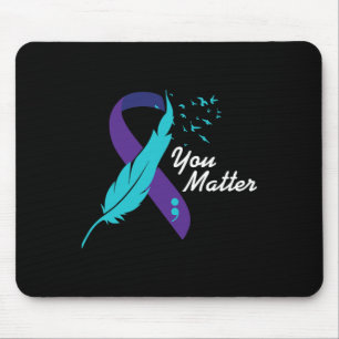 Je Probleem Ribbon Suicide Awareness Geestelijke G Muismat
