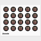 Je probleem vriendelijkheid vechten het stigma gee ronde sticker (Vel)