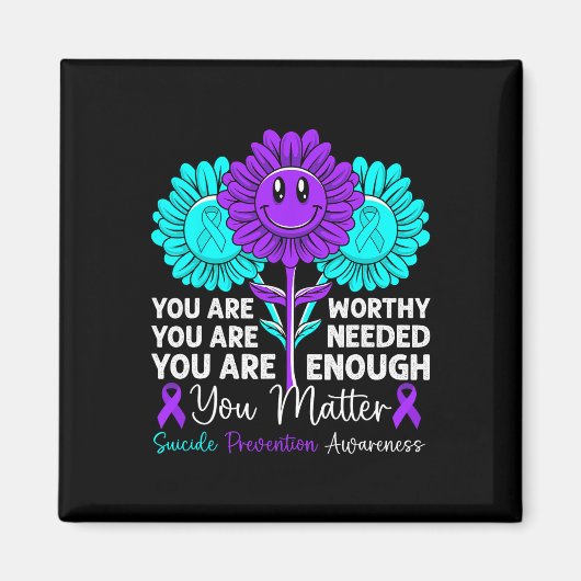 Je probleem zelfmoordpreventie bewustzijn positief magneet (Voorkant)