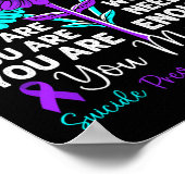 Je probleem zelfmoordpreventie bewustzijn positief poster (Hoek)